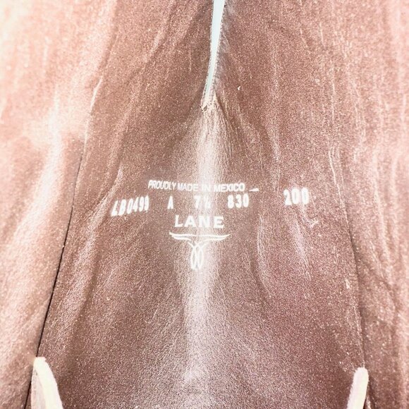 Lane Boots Over The Knee Corset Lexington- Cognac - Picture 10 of 15